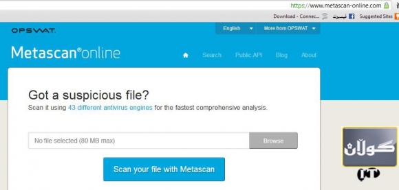 سایتێك بۆ سڕینەوەی فایلەكان لە ڤایرۆس